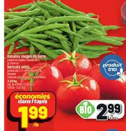 Metro TOMATES ROUGES DE SERRE | HOTHOUSE RED TOMATOES offer