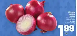 Metro TRÈS GROS OIGNONS ROUGES | JUMBO RED ONIONS offer
