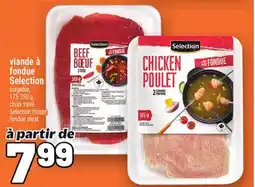 Metro VIANDE À FONDUE SELECTION | SELECTION FROZEN FONDUE MEAT offer