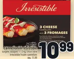 Metro CANNELLONI IRRÉSISTIBLE | IRRÉSISTIBLE FROZEN CANNELLONI offer