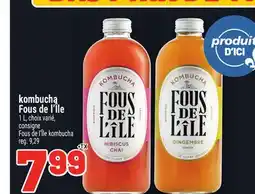 Metro KOMBUCHA FOUS DE L'ÎLE | FOUS DE L'ÎLE KOMBUCHA offer