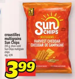 Metro CROUSTILLES MULTIGRAINS SUN CHIPS | SUN CHIPS MULTIGRAIN CHIPS offer