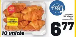 Metro CROISSANTS 100% BEURRE | 100% BUTTER CROISSANTS offer