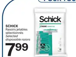 Brunet SCHICK Rasoirs jetables sélectionnés offer