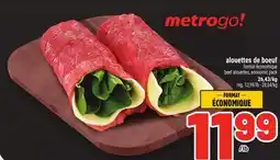 Metro ALOUETTES DE BOEUF | BEEF ALOUETTES offer