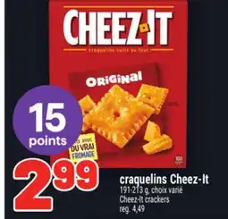 Metro CRAQUELINS CHEEZ‑IT | CHEEZ‑IT CRACKERS offer