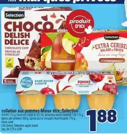 Metro COLLATION AUX POMMES MIEUX‑ÊTRE, SELECTION | LIFE SMART, SELECTION APPLE SNACK offer