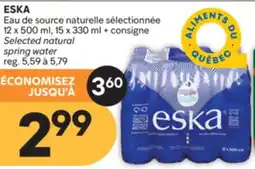 Brunet ESKA Eau de source naturelle sélectionnée offer