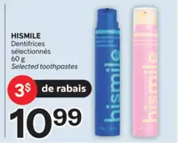 Brunet HISMILE Dentifrices sélectionnés offer