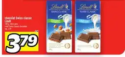 Metro CHOCOLAT SWISS CLASSIC LINDT | LINDT SWISS CLASSIC CHOCOLATE offer