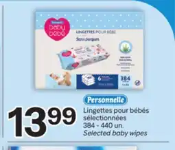 Brunet PERSONNELLE Lingettes pour bébés sélectionnées offer