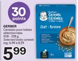 Brunet GERBER Céréales pour bébés sélectionnées offer