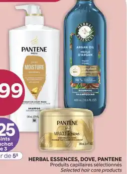Brunet HERBAL ESSENCES, DOVE, PANTENE Produits capillaires sélectionnés offer
