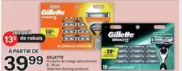 Brunet GILLETTE Produits de rasage sélectionnés offer