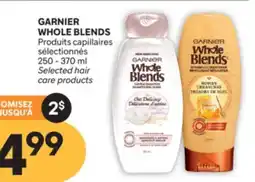 Brunet GARNIER WHOLE BLENDS Produits capillaires sélectionnés offer