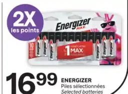 Brunet ENERGIZER Piles sélectionnées offer