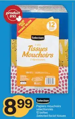 Brunet SELECTION Papiers mouchoirs sélectionnés offer