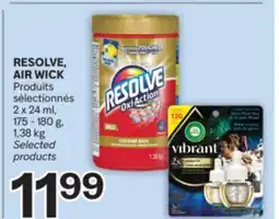 Brunet RESOLVE, AIR WICK Produits sélectionnés offer