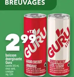 Marche Ami BOISSON ÉNERGISANTE GURU offer