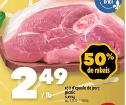 Marche Ami RÔTI D'ÉPAULE DE PORC PICNIC offer