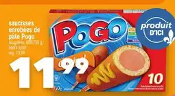 Marche Ami SAUCISSES ENROBÉES DE PÂTE POGO offer
