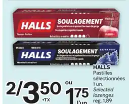 Brunet HALLS Pastilles sélectionnées offer