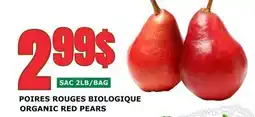 Marches Tau POIRES ROUGES BIOLOGIQUE offer