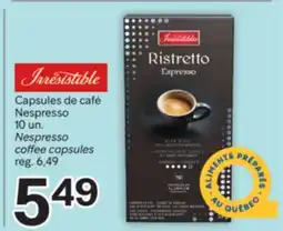 Brunet IRRESISTIBLES Capsules de café Nespresso offer
