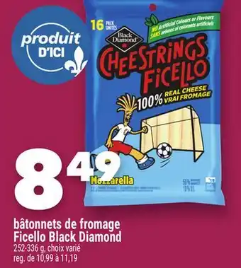 Marche Ami BÂTONNETS DE FROMAGE FICELLO BLACK DIAMOND offer