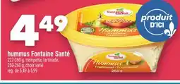 Marche Ami HUMMUS FONTAINE SANTÉ offer