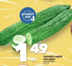 Marche Ami CONCOMBRE ANGLAIS SANS PÉPINS offer