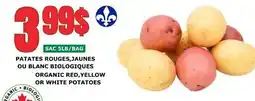 Marches Tau PATATES ROUGES JAUNES OU BLANC BIOLOGIQUES offer