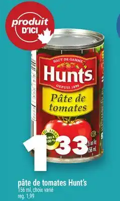 Marche Ami PÂTE DE TOMATES HUNT'S offer