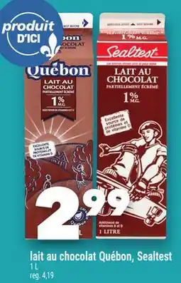 Marche Ami LAIT AU CHOCOLAT QUÉBON, SEALTEST offer