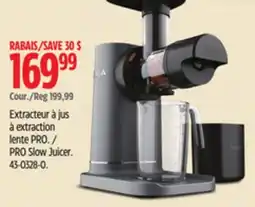 Canadian Tire Ninja PRO Slow Juicer offer