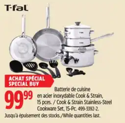 Canadian Tire Cook & Strain Stainless-Steel Cookware Set, 15-Pc offer