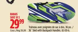 Canadian Tire OUTBOUND 36˝ Sled with Backpack Handles offer