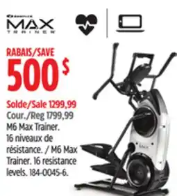 Canadian Tire Bowflex M6 Max Trainer offer