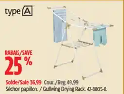 Canadian Tire Gullwing Drying Rack offer