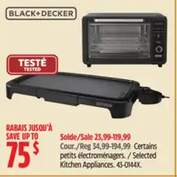 Canadian Tire Black & Decker Selected Kitchen Appliances offer