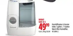 Canadian Tire 1-Gallon Warm Mist Humidifier offer