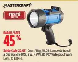 Canadian Tire 5W LED IPX7 Waterproof Work Light offer