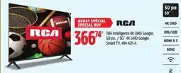 Canadian Tire 50˝ 4K UHD Google Smart TV offer