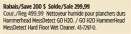 Canadian Tire GO H2O HammerHead MessDetect Hard Floor Wet Cleaner offer
