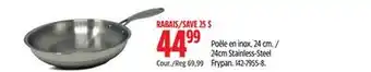 Canadian Tire 24cm Stainless-Steel Frypan offer