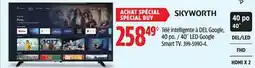 Canadian Tire 40˝ LED Google Smart TV offer