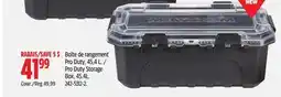 Canadian Tire Pro Duty Storage Box, 45.4L offer