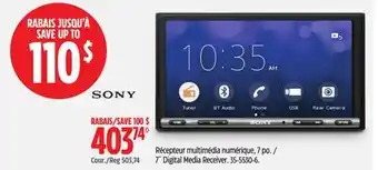 Canadian Tire Sony 7˝ Digital Media Receiver offer