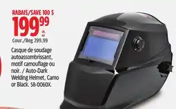 Canadian Tire Lincoln Auto-Dark Welding Helmet, Camo or Black offer