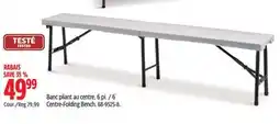 Canadian Tire For Living 6´ Centre-Folding Bench offer